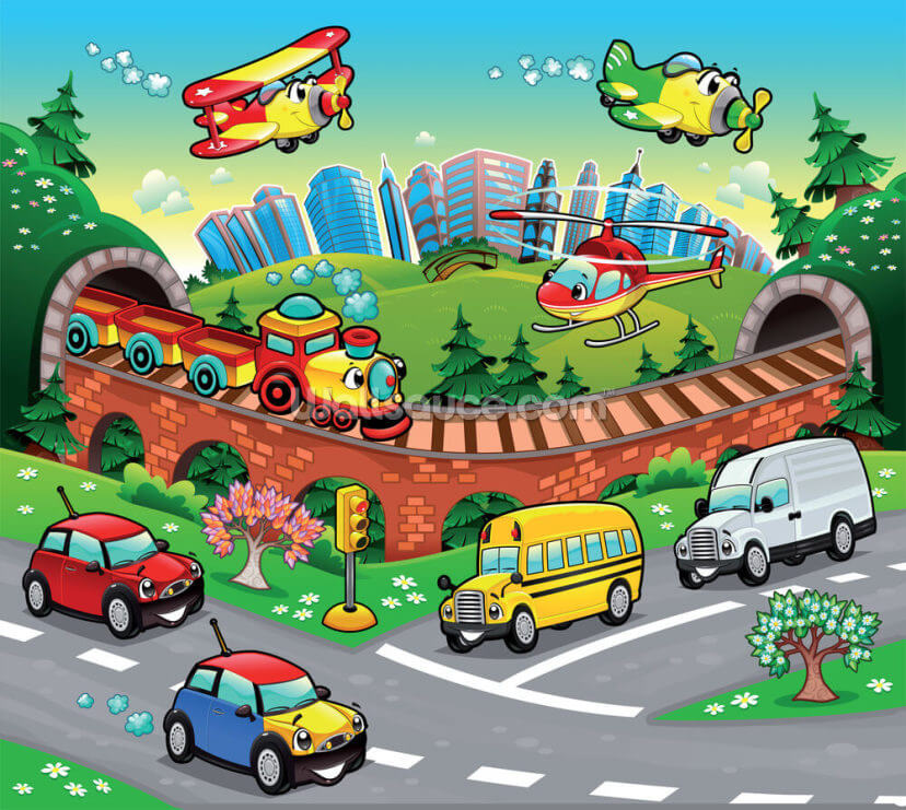 Cartoon Road