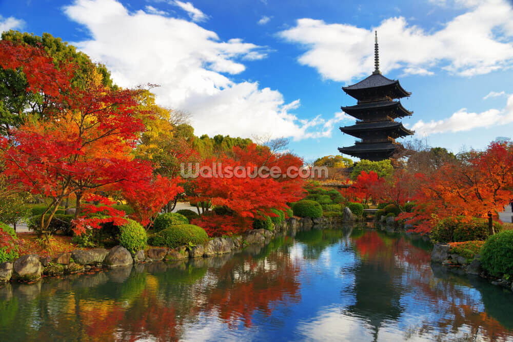 Toji Pagode Kyoto Japan Hintergrundbild Wallsauce DE Toji Pagode Kyoto Japan Hintergrundbild Wallsauce DE