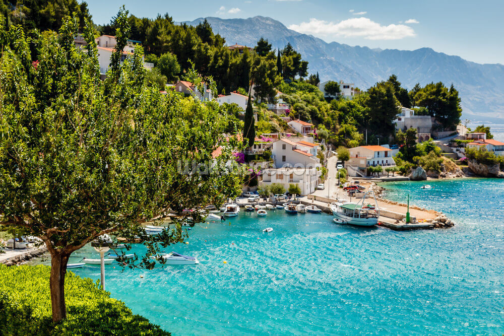 croatia coast wallpaper mural wallsauce us