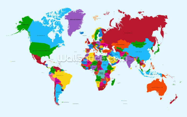 Colour Map of the World Colour Map of the World