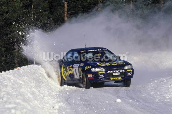 "If In Doubt, Flat Out" Colin McRae Rally Car Vinyl Decal Sticker – Gloss Finish, Color Options
