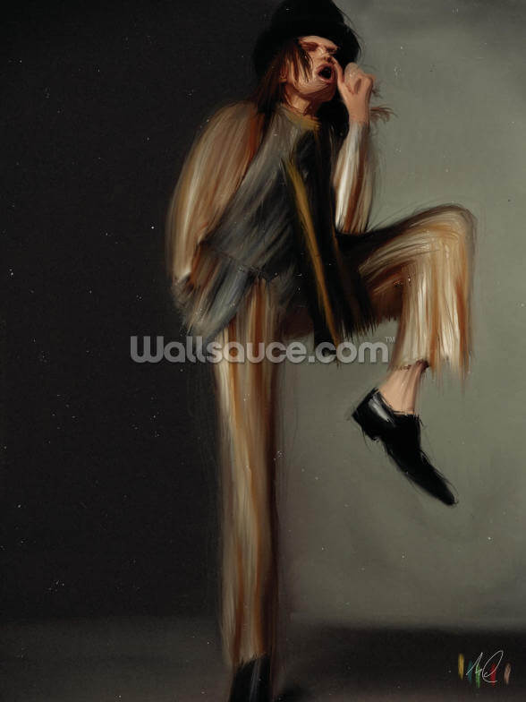 Mad Hatter Wallpaper Mural | Wallsauce UK