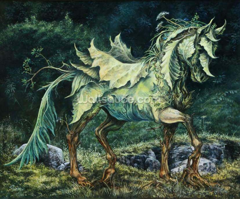 Horse of Leaves
