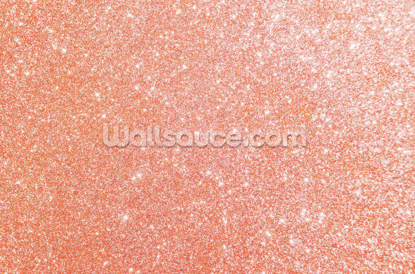 Peach Glitter Wallpaper