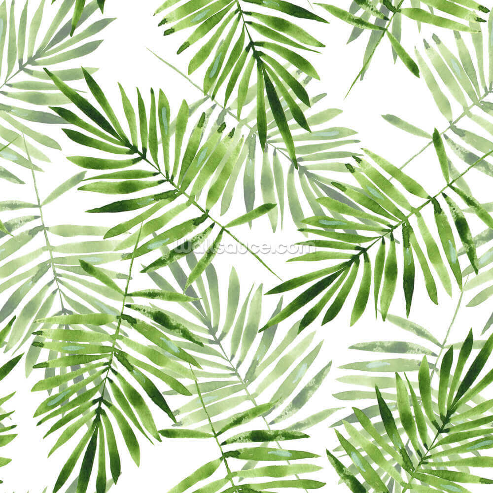 Green Palms Wallpaper | Wallsauce US