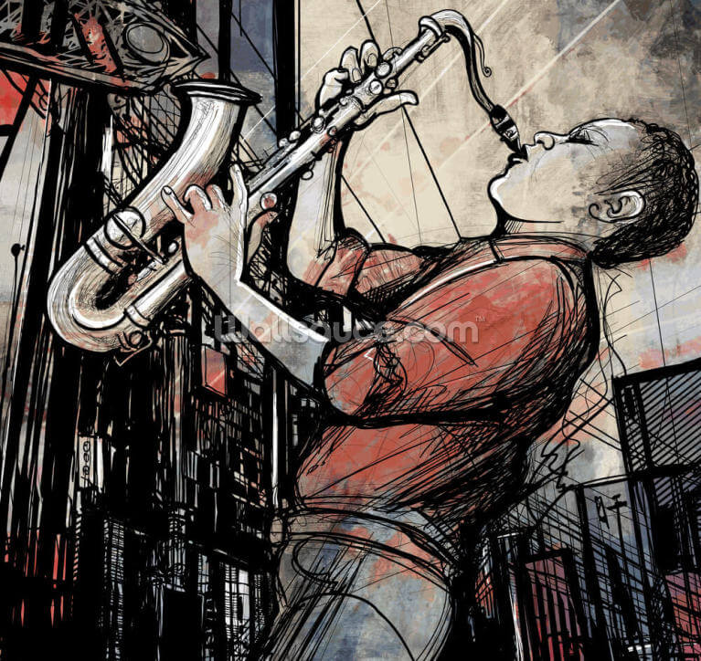 Street Saxophone Player Street Saxophone Player