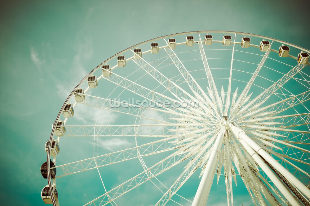 ferris wheel wallpaper mural wallsauce us