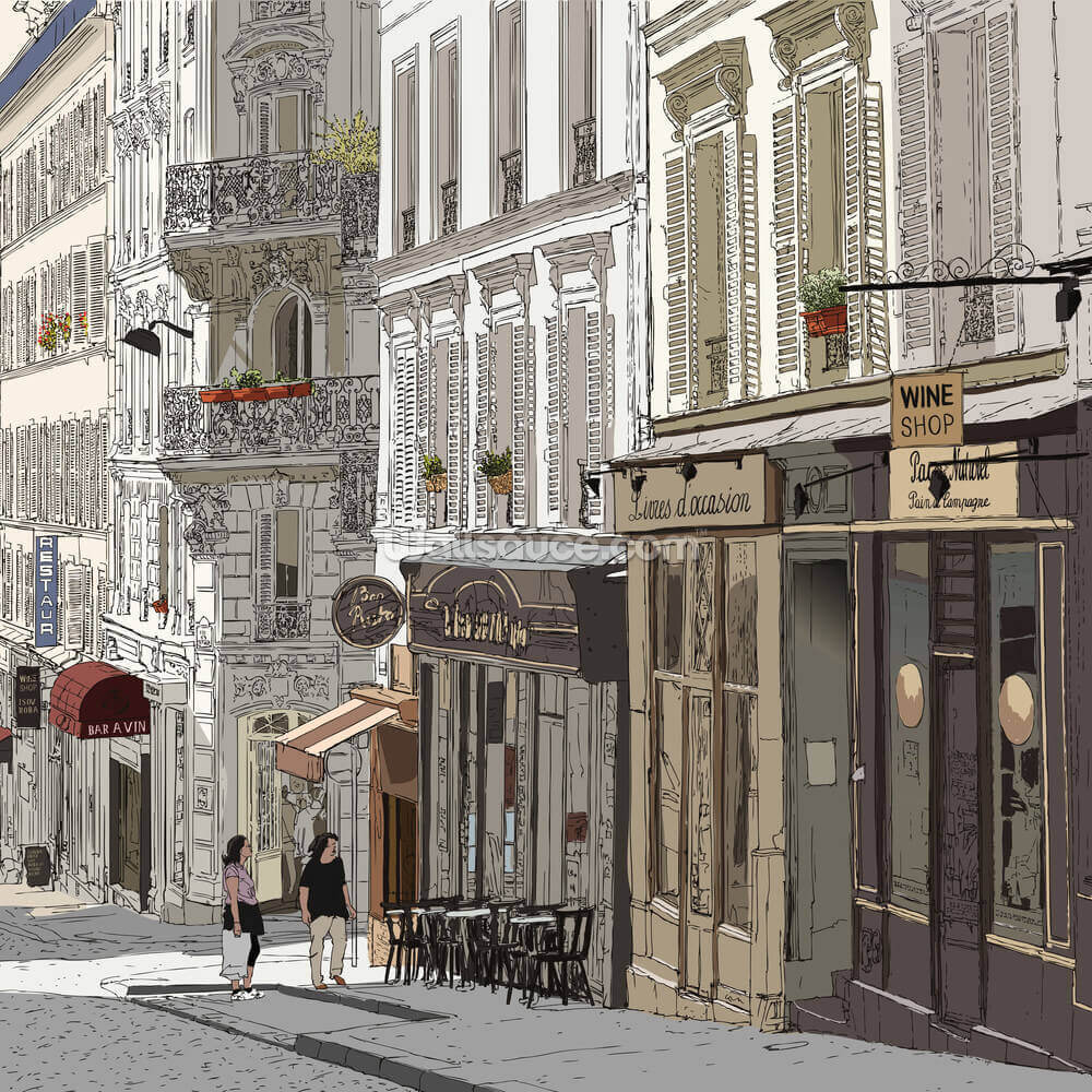 montmartre paris wallpaper wallsauce us