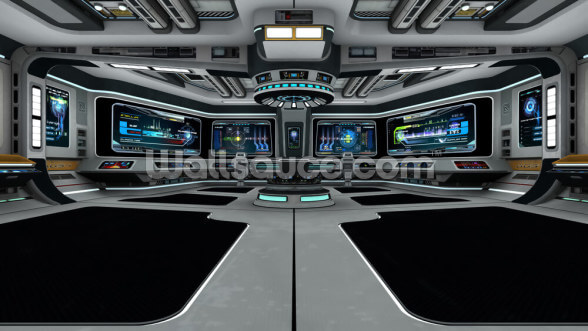 Spaceship Deck Wallpaper Wallsauce Uk