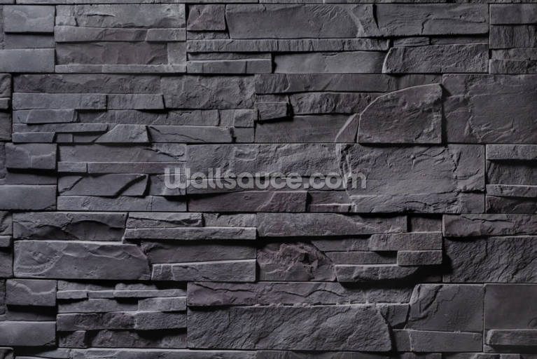 Stone Wall - Charcoal Grey Stone Wall - Charcoal Grey