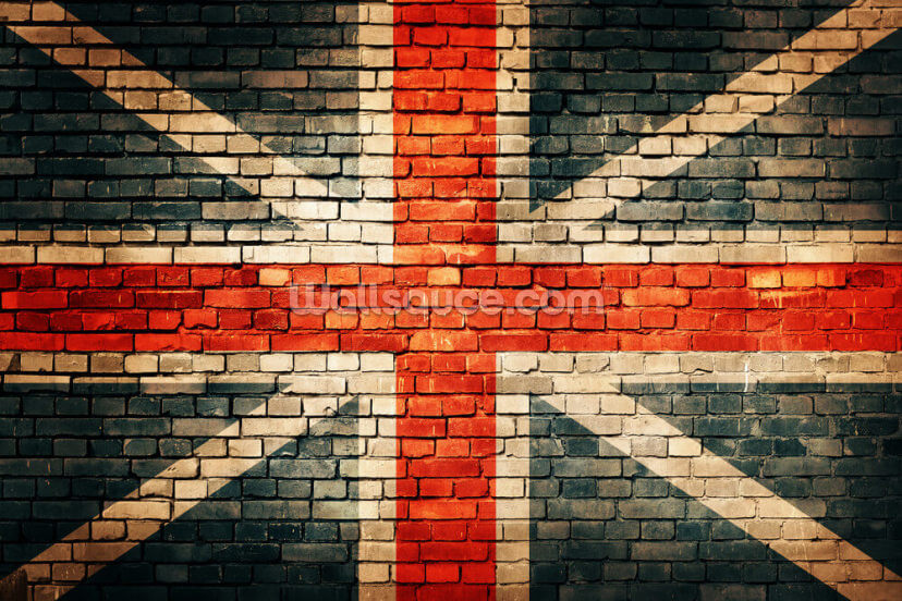 Union Jack on Old Brick