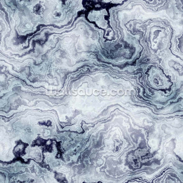 Blue Swirl Marble Wall Mural Wallsauce AU