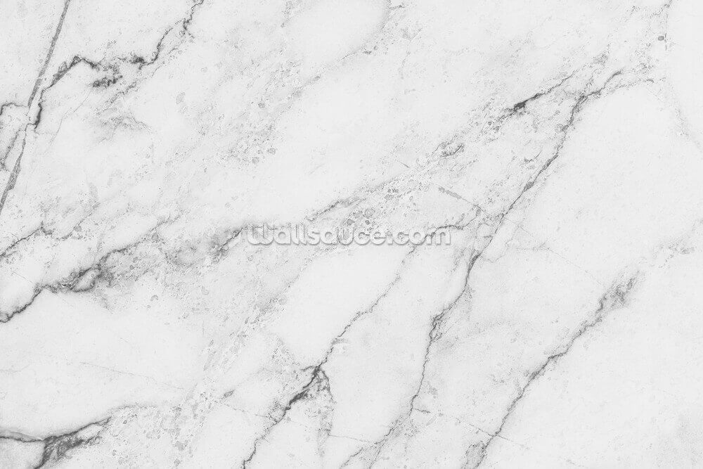 mural de papel pintado de mármol blanco personalizable llamado Black and White Marble para cocinas y baños mural de papel pintado de mármol blanco personalizable llamado Black and White Marble para cocinas y baños