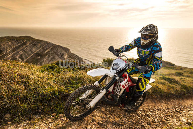 Enduro bike rider Enduro bike rider