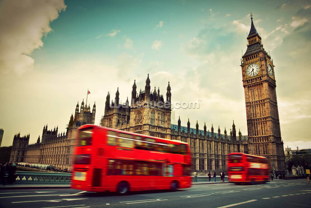 london bus at big ben wallpaper wallsauce us