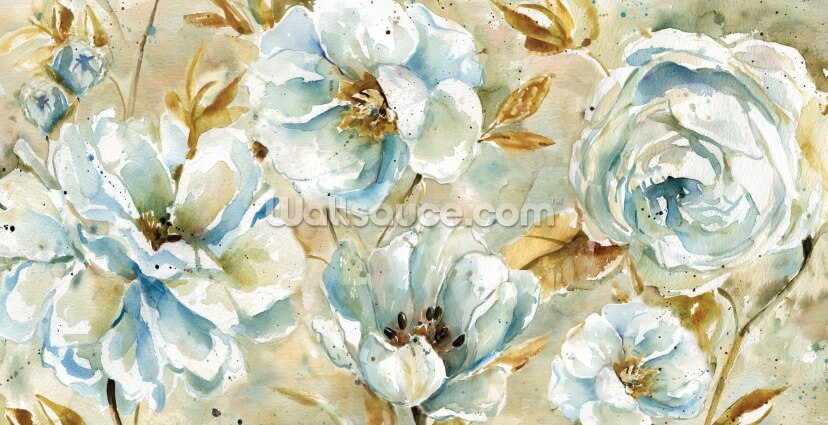 Watercolour Floral Rug