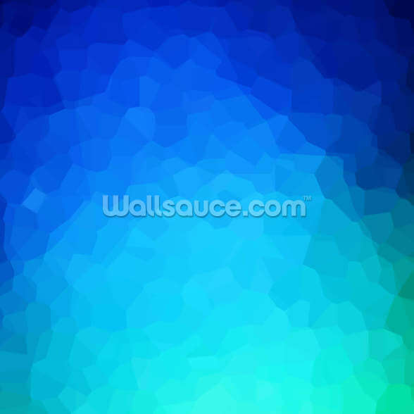 Blue Wall Mural | Wallsauce UK