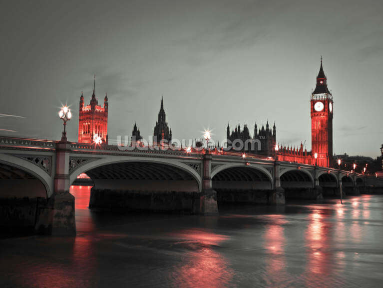 Westminster Bridge with Red Lights Westminster Bridge with Red Lights