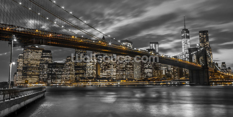 Brooklyn Bridge Yellow Splash Brooklyn Bridge Yellow Splash