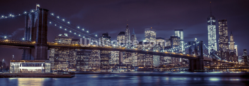 Brooklyn Bridge Moody Blue