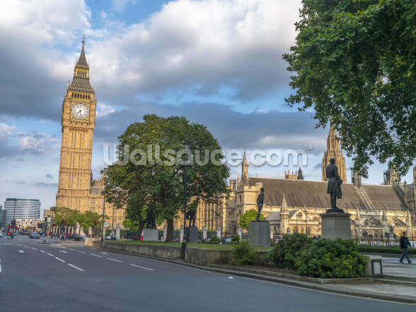 Vista Del Big Ben Dalle Strade Di Londra Wallpaper Wallsauce It