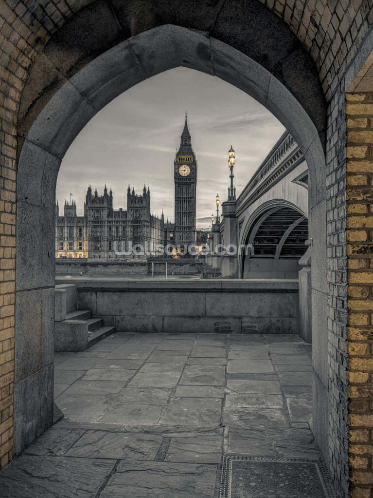 Westminster & Big Ben from Thames Promenade Westminster & Big Ben from Thames Promenade