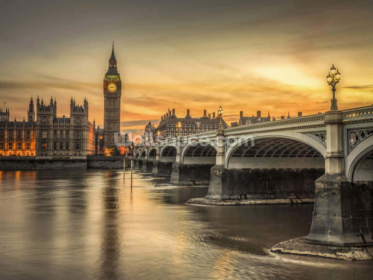 Westminster Bridge and Big Ben Sunset Westminster Bridge and Big Ben Sunset