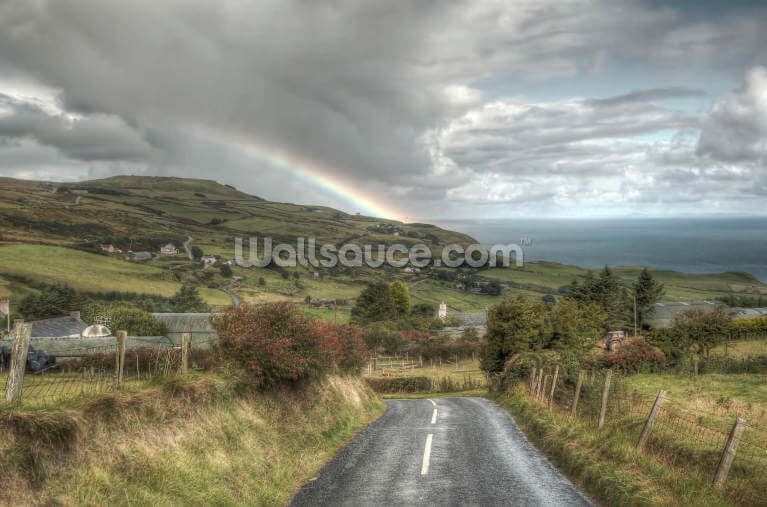 Coastal Causeway Rainbow, Northern Ireland Coastal Causeway Rainbow, Northern Ireland