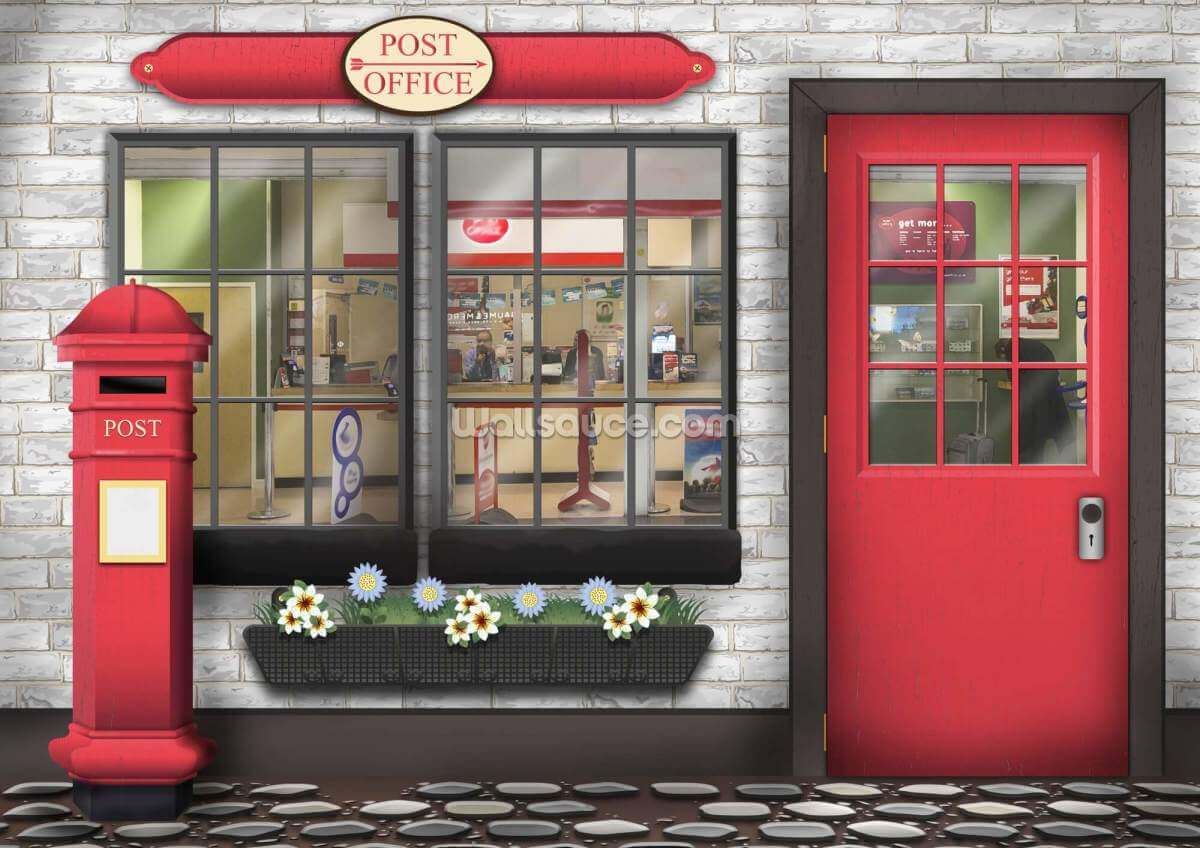 Post Office Wall Mural | Wallsauce UK