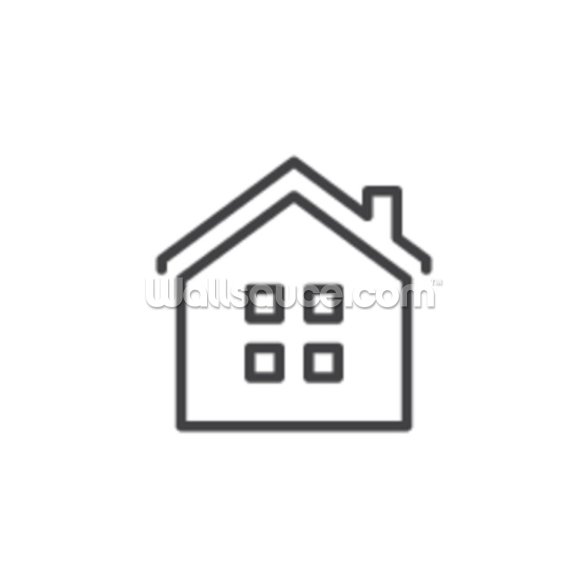 House With Windows Outline Icon Linear Style Sign For Mobile Concept And Web Design Home Simple Line Vector Icon Real Estate Symbol Logo Illustration Pixel Perfect Vector Graphics Wallsauce It