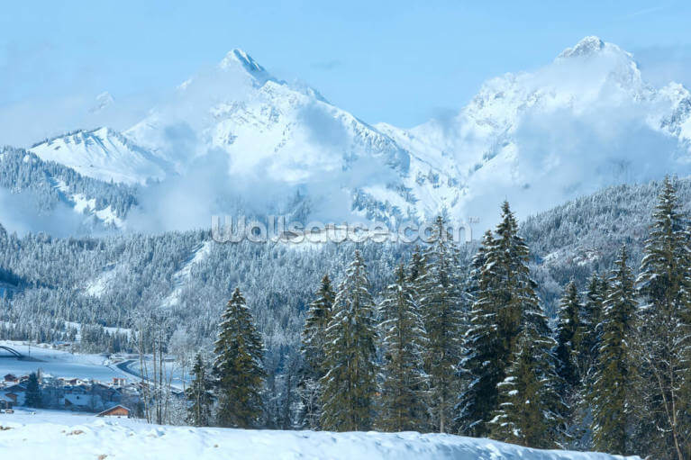 Tirol Winter Mountain Landscape Tirol Winter Mountain Landscape