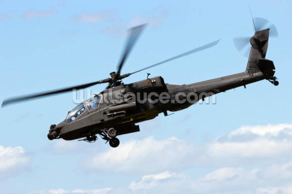 apache helicopter wallpaper mural wallsauce us