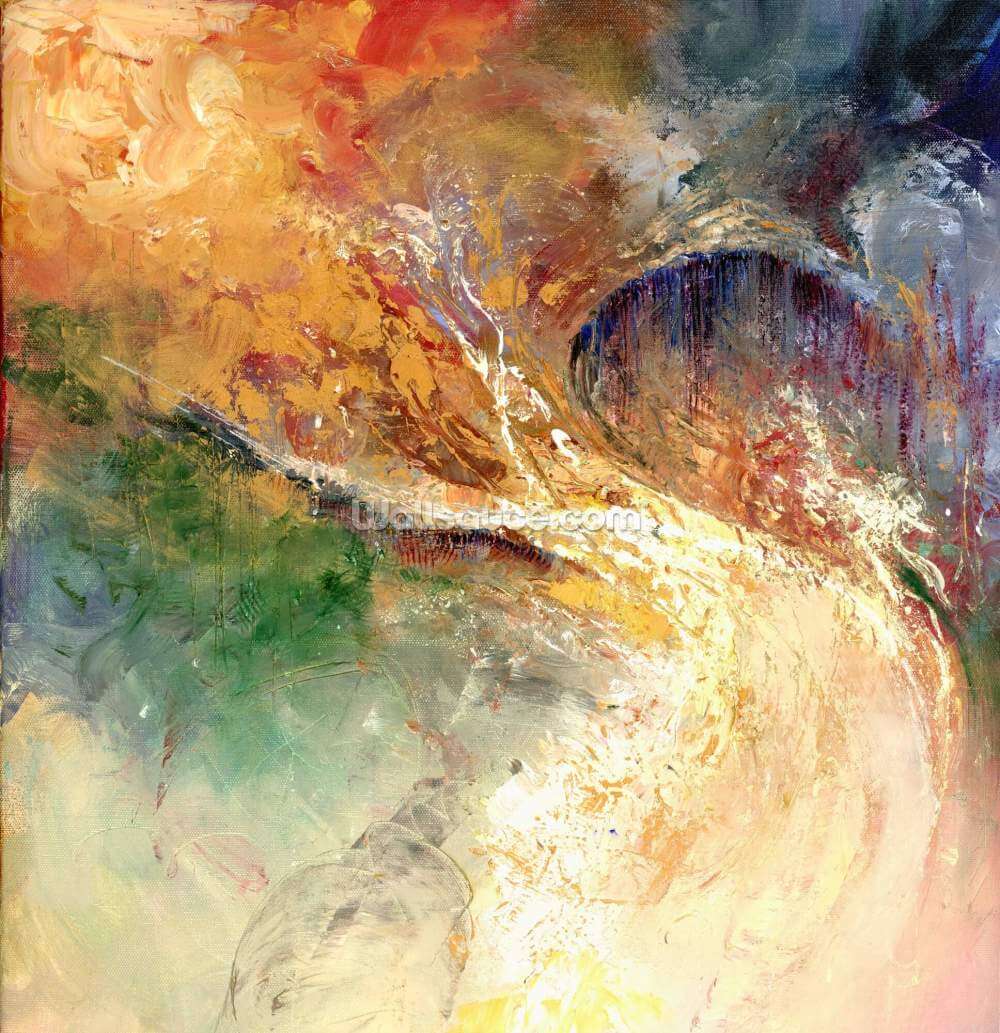 kleurrijk abstract schilderij behang kleurrijk abstract schilderij behang