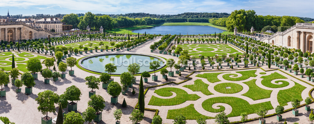 Palace Of Versailles Orangerie Gardens Wallpaper Wallsauce Us