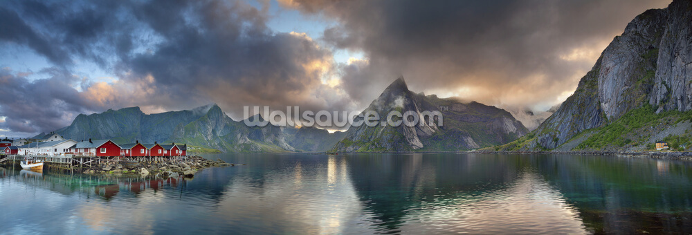 https www wallsauce com us wall murals wallpaper lofoten islands panorama wallpaper mural