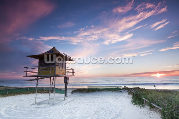Gold Coast Lifeguard Hut Wallpaper | Wallsauce US