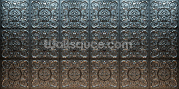 Decorative Vintage Tin Wallpaper Wallsauce Us