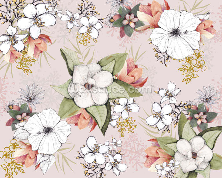 Pink Floral Burst Pink Floral Burst
