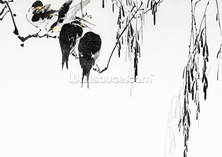 Perched Magpies Perched Magpies