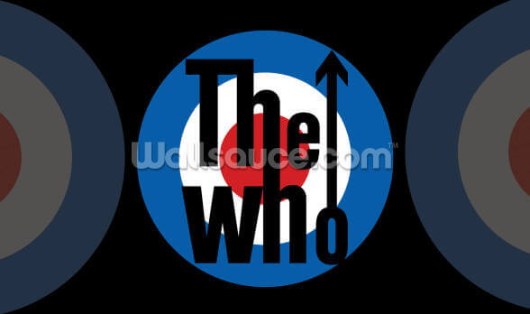 The Who Logo Wallpaper Mural Wallsauce Us