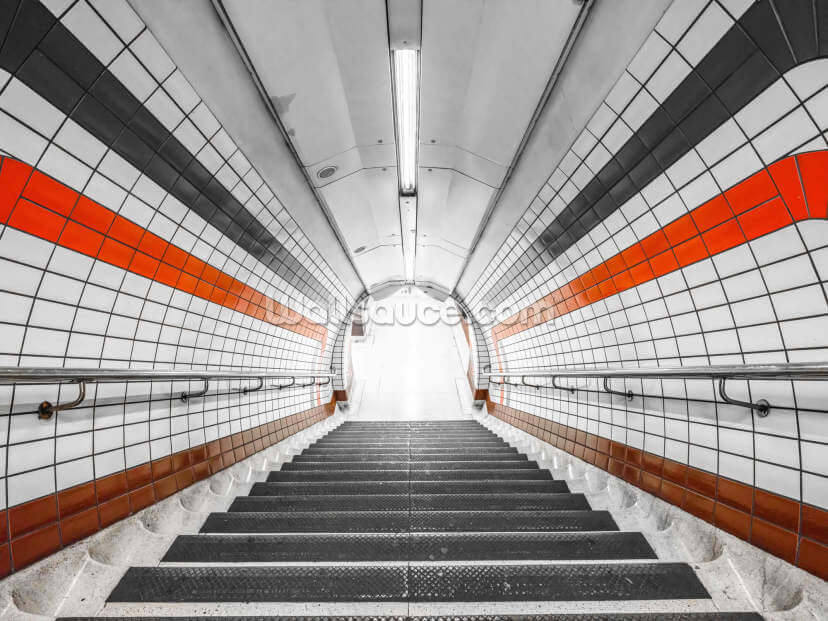 Orange and Black Tunnel