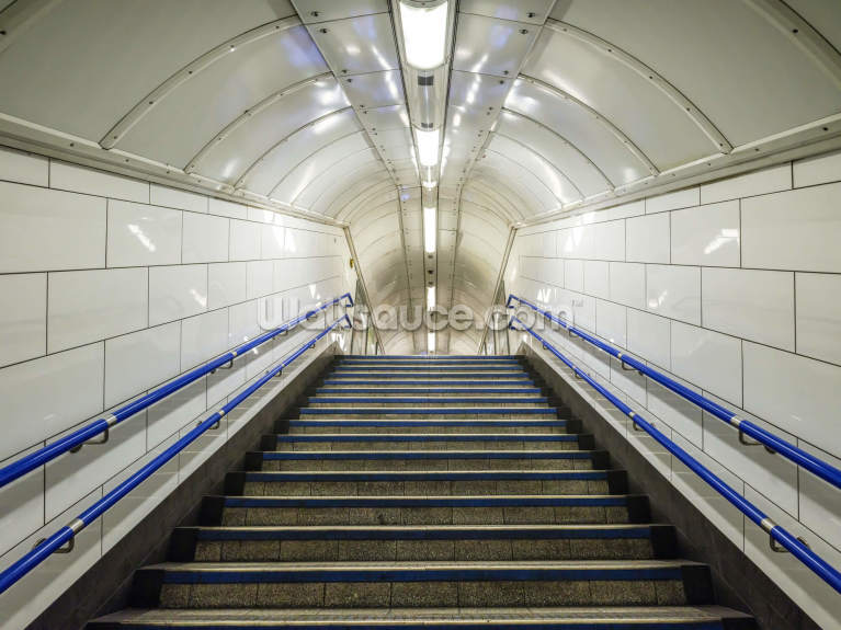Blue and White Stairs Blue and White Stairs