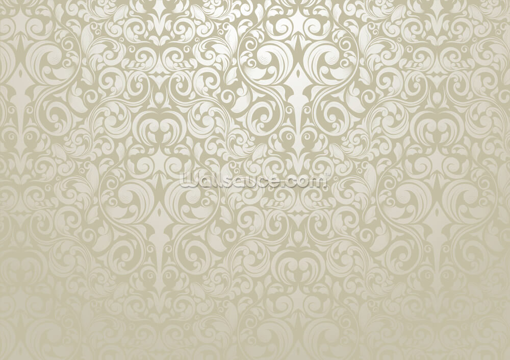 Papel pintado vintage con efecto plateado Papel pintado vintage con efecto plateado