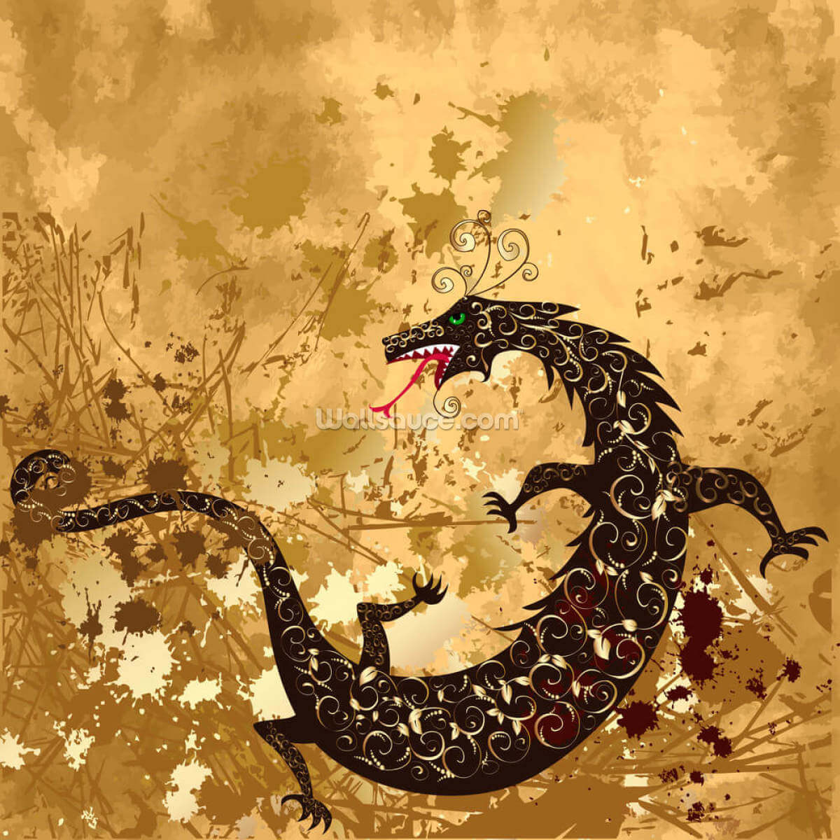 dragon-background-grunge