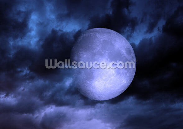 Fondo De Pantalla De Blue Moon Wallsauce Es