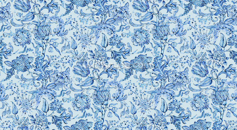 Royal Indigo Blue Wallpaper | Wallsauce UK