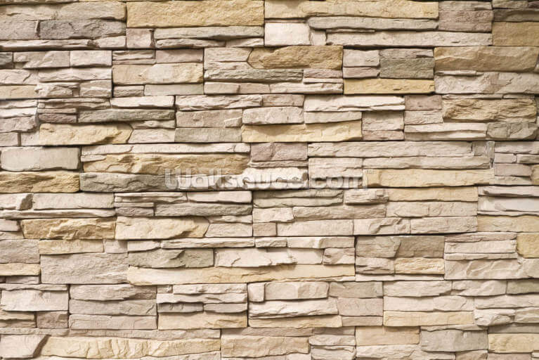 Stacked Stone Wall Stacked Stone Wall