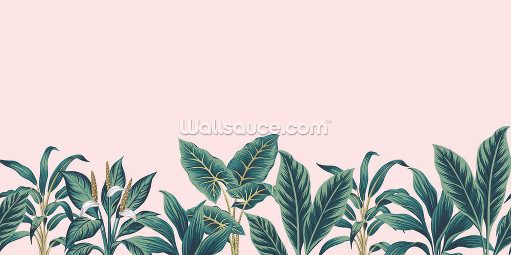Pink Jungle Dreams Wallpaper Wallsauce US