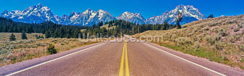 Road to Teton Range