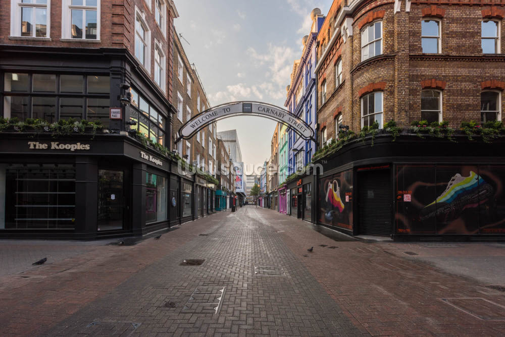 carnaby street in lockdown wallpaper wallsauce us